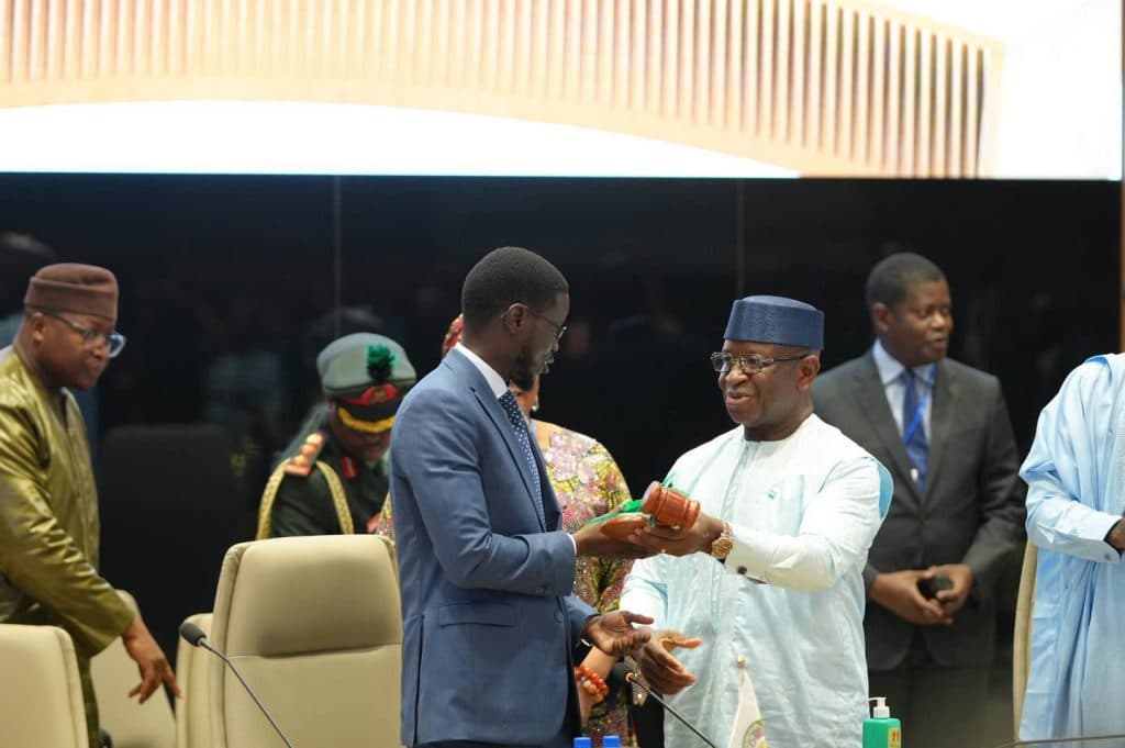 Le Président Bassirou Diomaye FAYE, Président en exercice de la CEDEAO